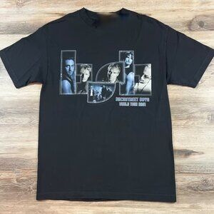 2001 ACKSTREET BOYS BSB World Tour Concert Y2K Boy Band Pop Music T-shirt